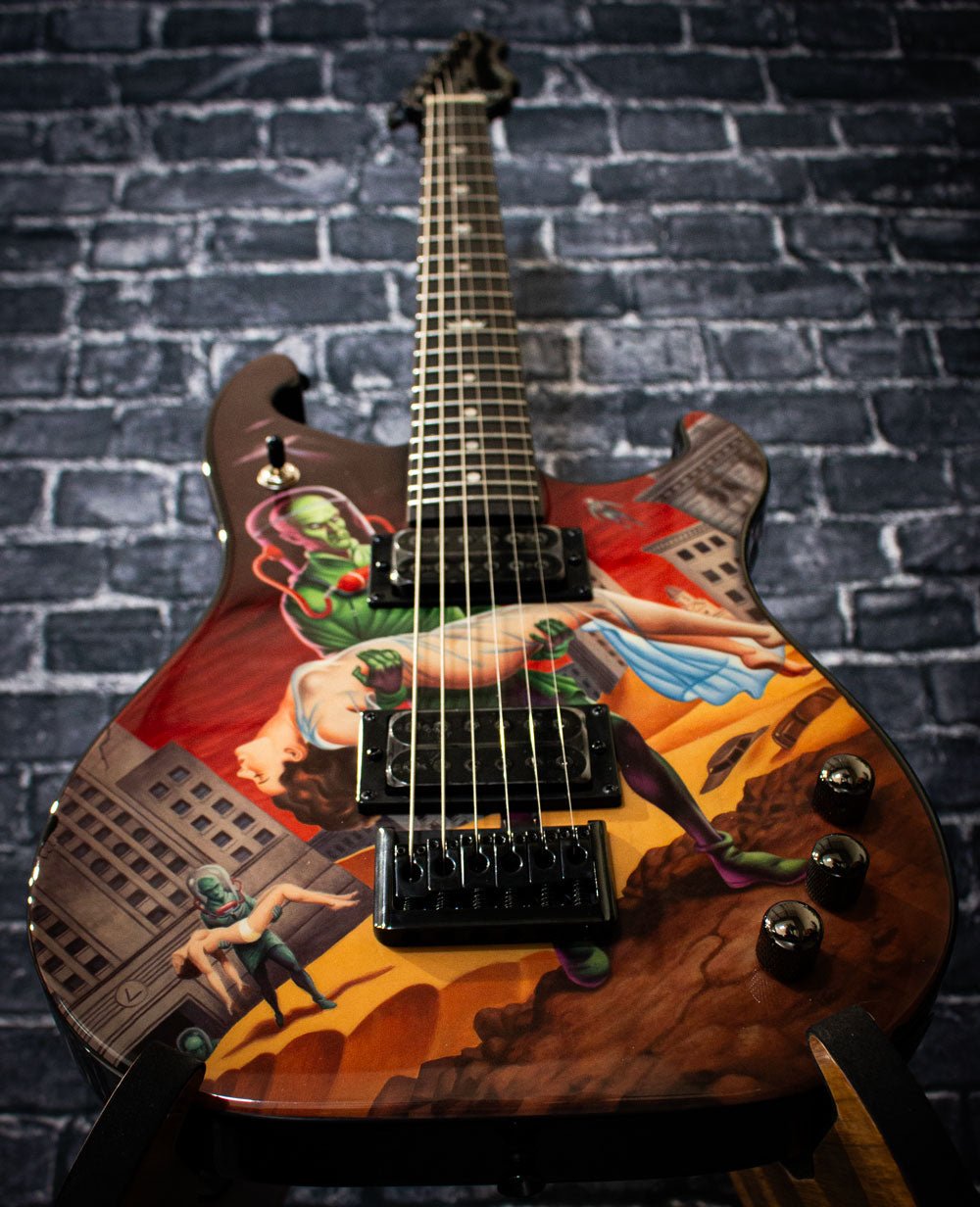 Zaar Cicero Limited Edition Artist Series Electric Guitar - Alex Gross - Fantastic Story - Zaar Guitars