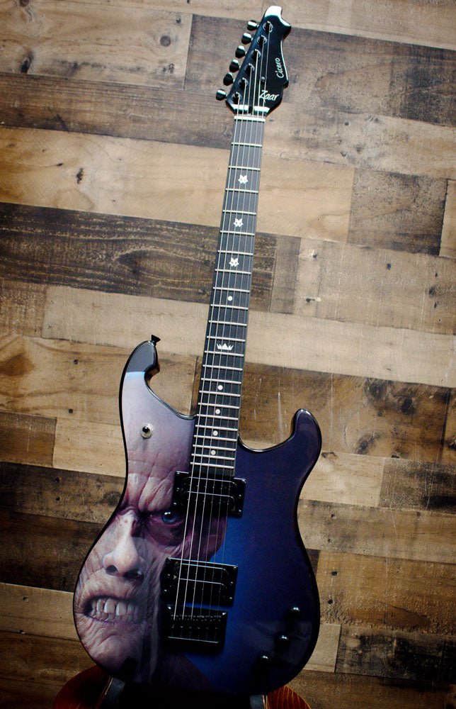 Zaar Cicero Limited Edition Artist Series Electric Guitar - Bill Zahn - Zombie - Zaar Guitars